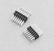 609A series - Pin -Header- Strip-Double row for Surface Mount Technic and High-Temperature Body  1.27mm pitch - Weitronic Enterprise Co., Ltd.